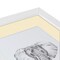 ArtToFrames Collage Photo Picture Frame with 3 - 3.5x5 inch Openings, Framed in White with Over 62 Mat Color Options and Regular Glass (CSM-3966-29)